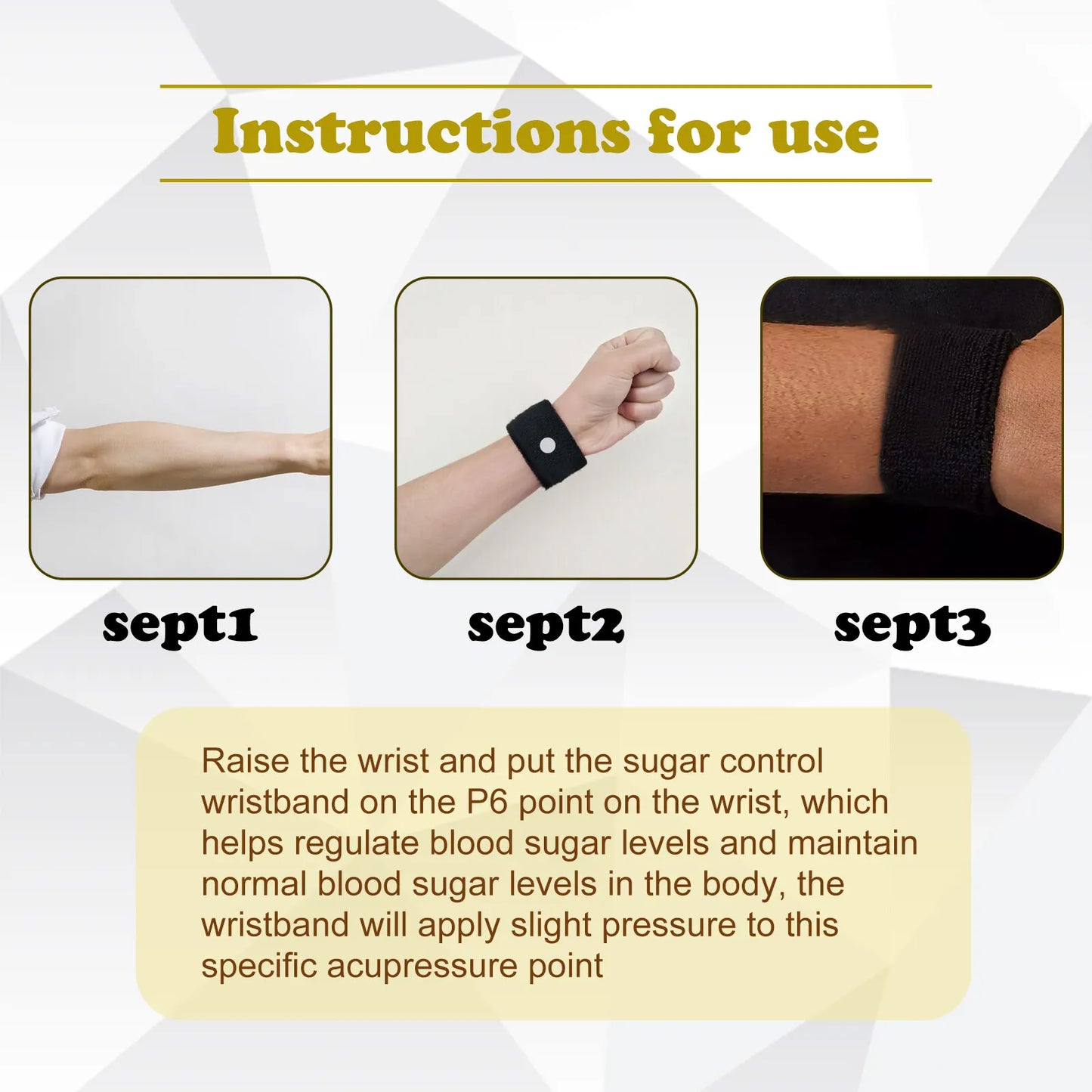 Sugar Control Wristband – Natural Support for Blood Sugar
