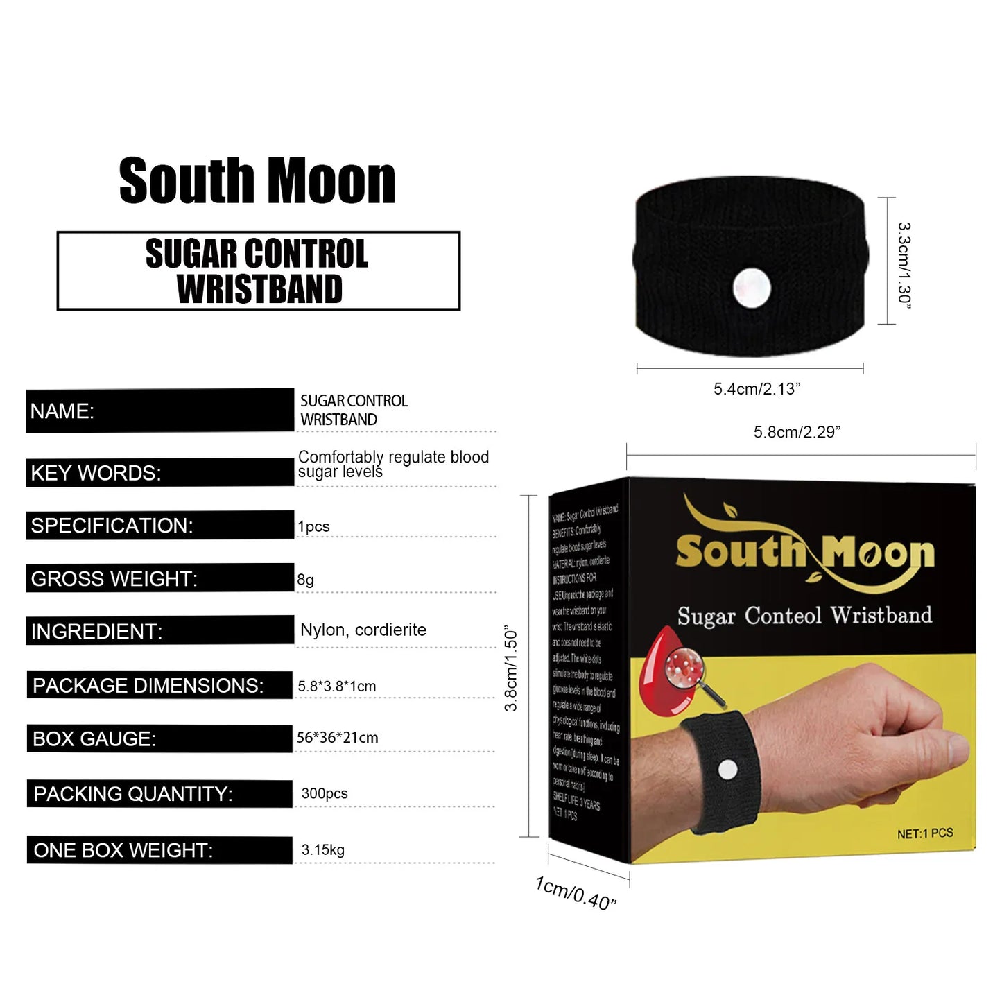 Sugar Control Wristband – Natural Support for Blood Sugar
